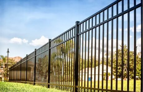 Aluminum & Steel Fence of a residence by Anchor Fence