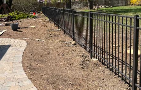 Residential Aluminum and Steel Fence project #3